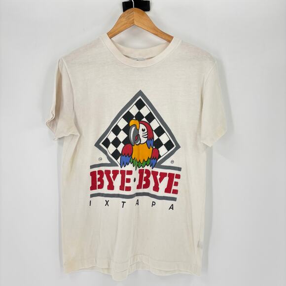 Vintage Bye Bye Ixtapa T Shirt Size Large Single Stitch Mexico Vaction 90’s - Picture 1 of 8